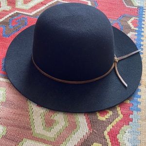 Brixton Tiller hat XS 54cm 63/4” black felt -nice!